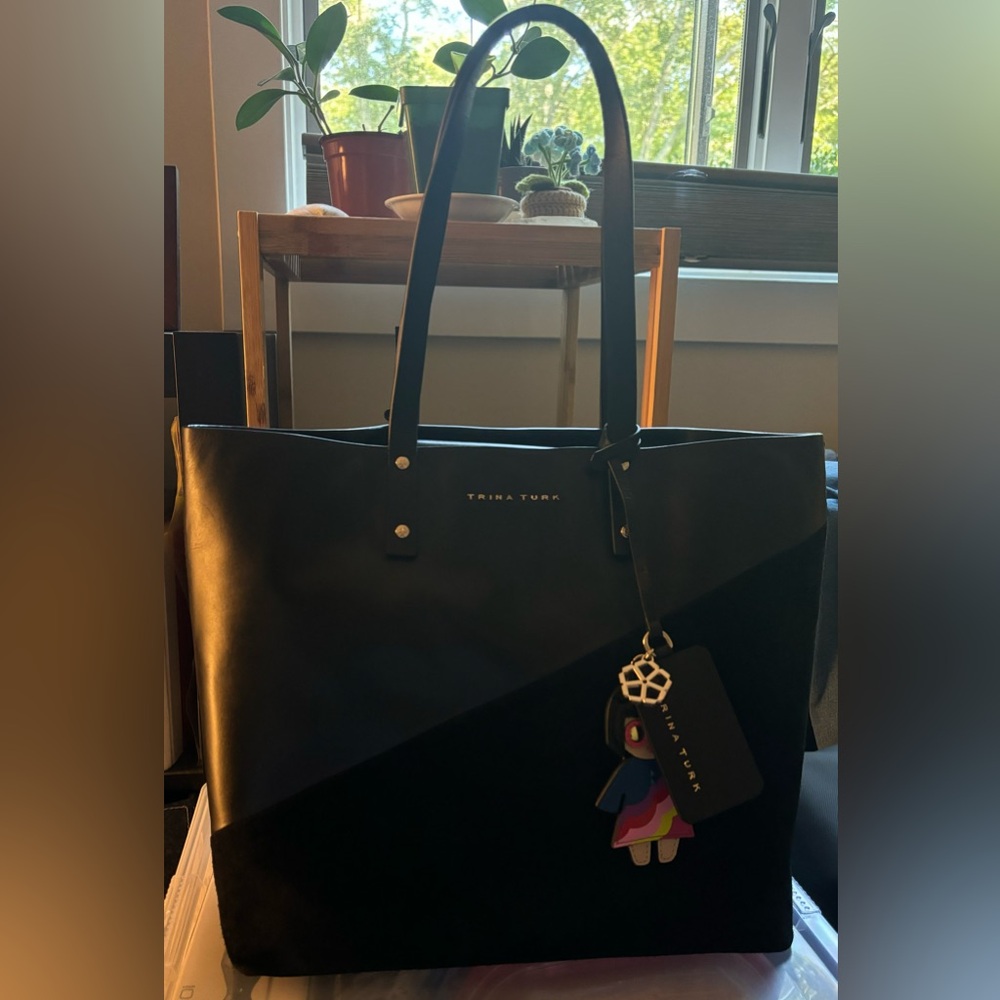 Trina Turk Elegant Black Tote